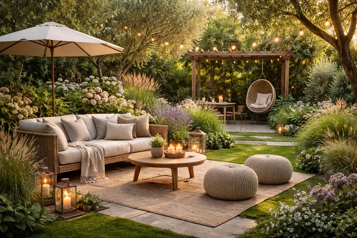 Comment décorer un jardin pour créer un espace de détente confortable