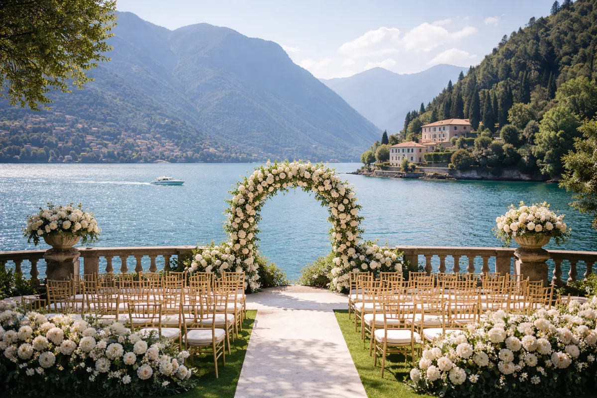 Comment choisir le cadre idéal pour un mariage sur mesure au lac de Côme