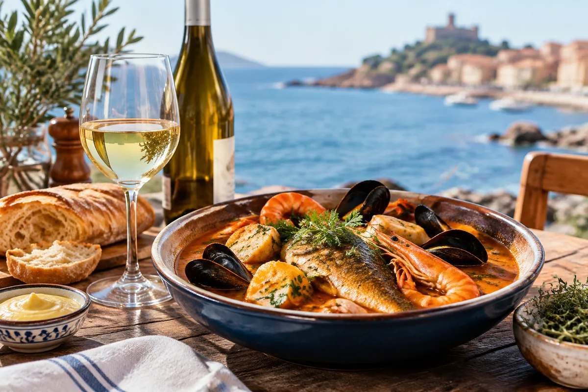 Quel vin choisir avec une bouillabaisse provençale maison ?